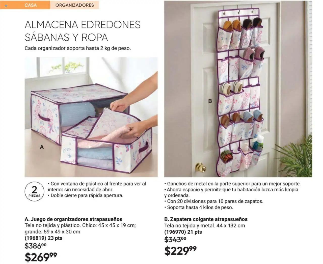 Nuevas ofertas de AVON válidas en toda la República Mexicana desde el 09.10.2025. ¡Encuentra las mejores ofertas en AVON - Casa & Estilo 16 2025! | Página: 98 | Productos: Juego, Organizador, Ropa, Sabanas