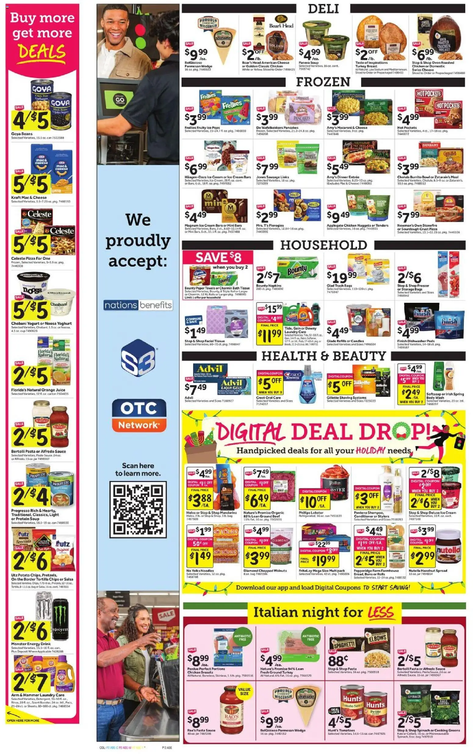 Stop & Shop Weekly Circular - NY - valid from 28.11.2025 | Page: 3 | Products: Mandarins, Beef, Ice cream, Oven