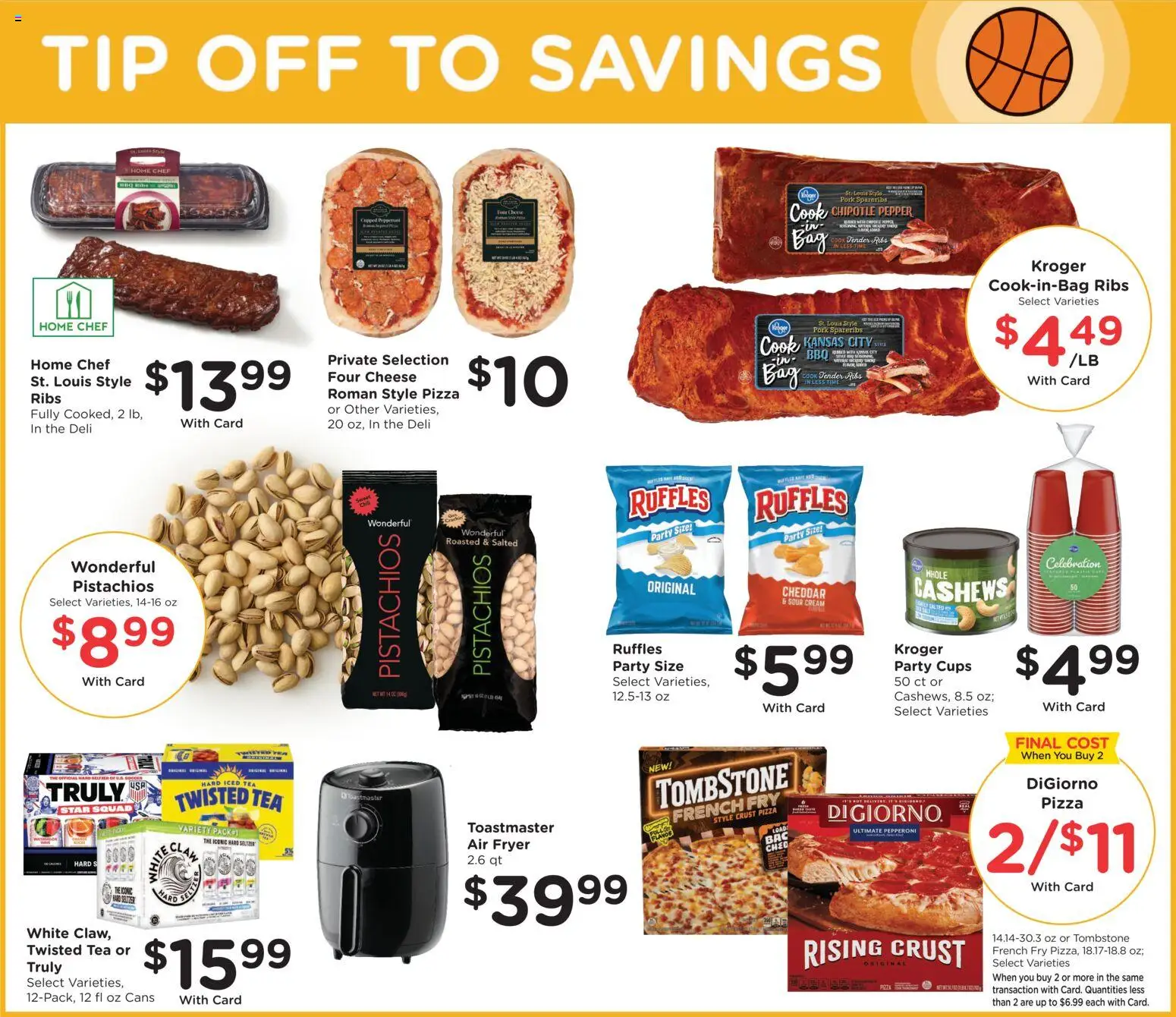 Kroger Weekly Ad - valid from 01.04.2026 | Page: 10 | Products: Fryer, Cheese, Pork, Tea