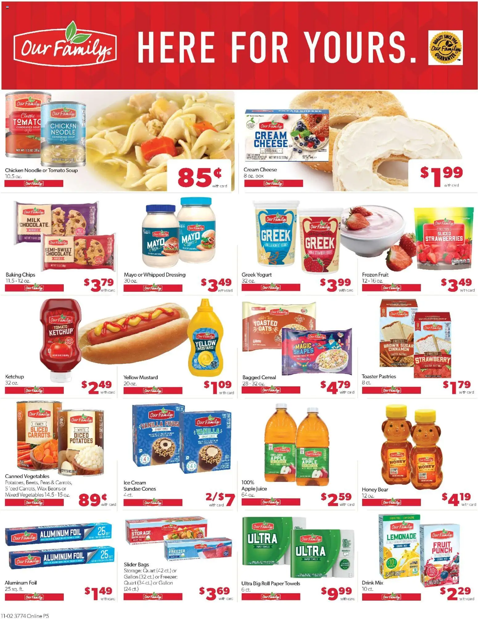 Family Fare Weekly Ad - IA - valid from 02.11.2025 | Page: 9 | Products: Chocolate, Juice, Chips, Ketchup