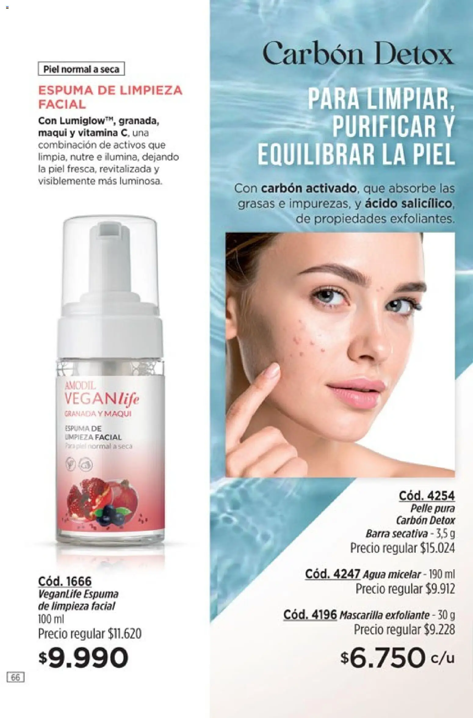 Catálogo Amodil Campaña 1/2026 │ válido desde el 01.01.2026 | Página: 66 | Productos: Mascarilla, Agua, Espuma