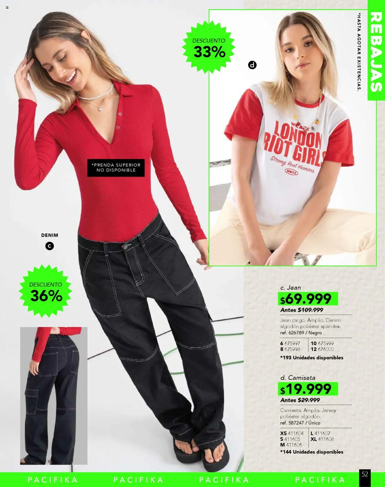 Pacifika revista - valida desde el 25.09.2025 | Página: 259 | Productos: Algodón, Jean, Camiseta