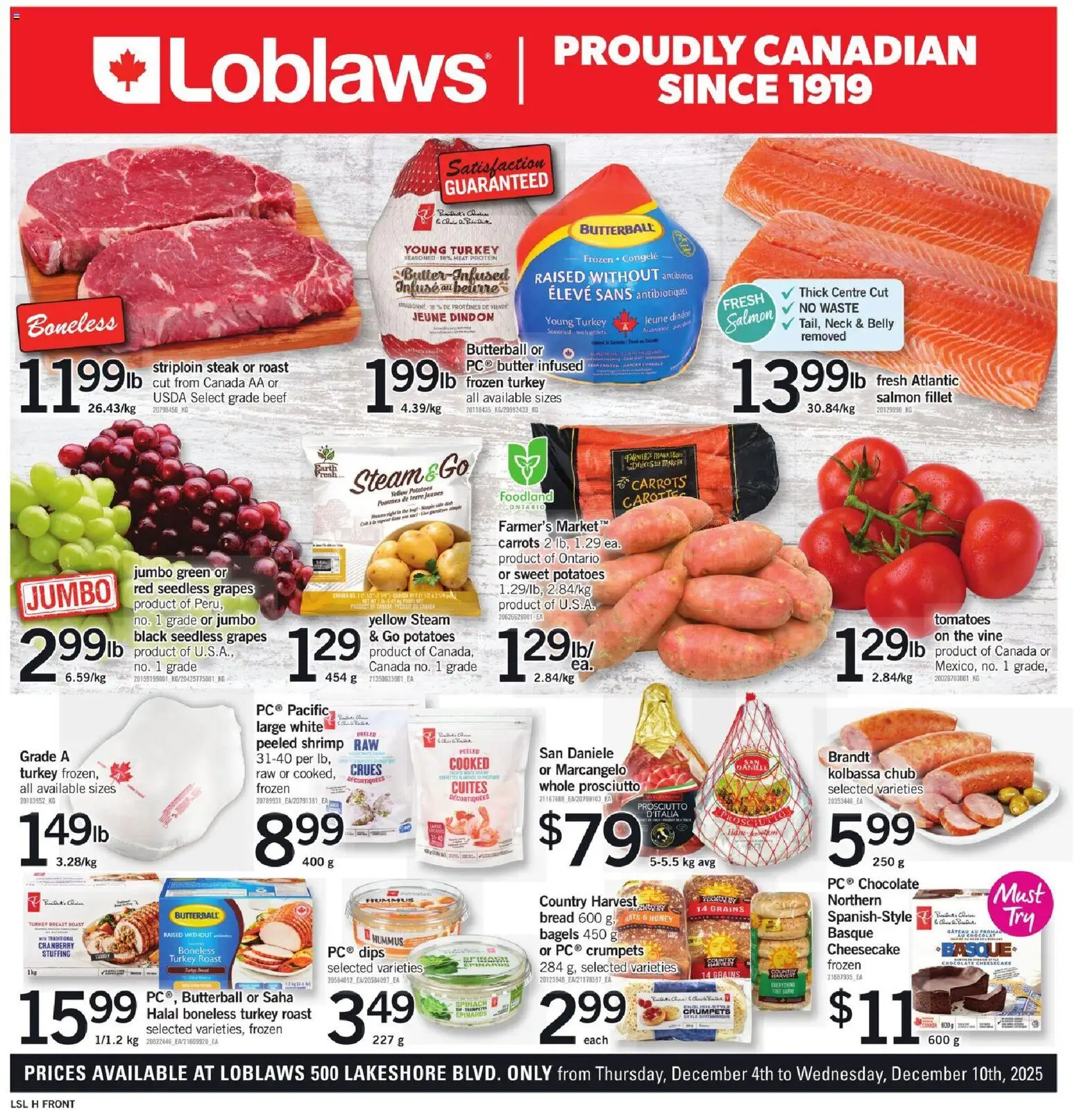 Loblaws flyer valid from 04.12.2025 | Page: 1