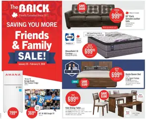 Preview of The Brick weekly flyer / circulaire from shop The Brick valid from 29.01.2026 | Page: 3