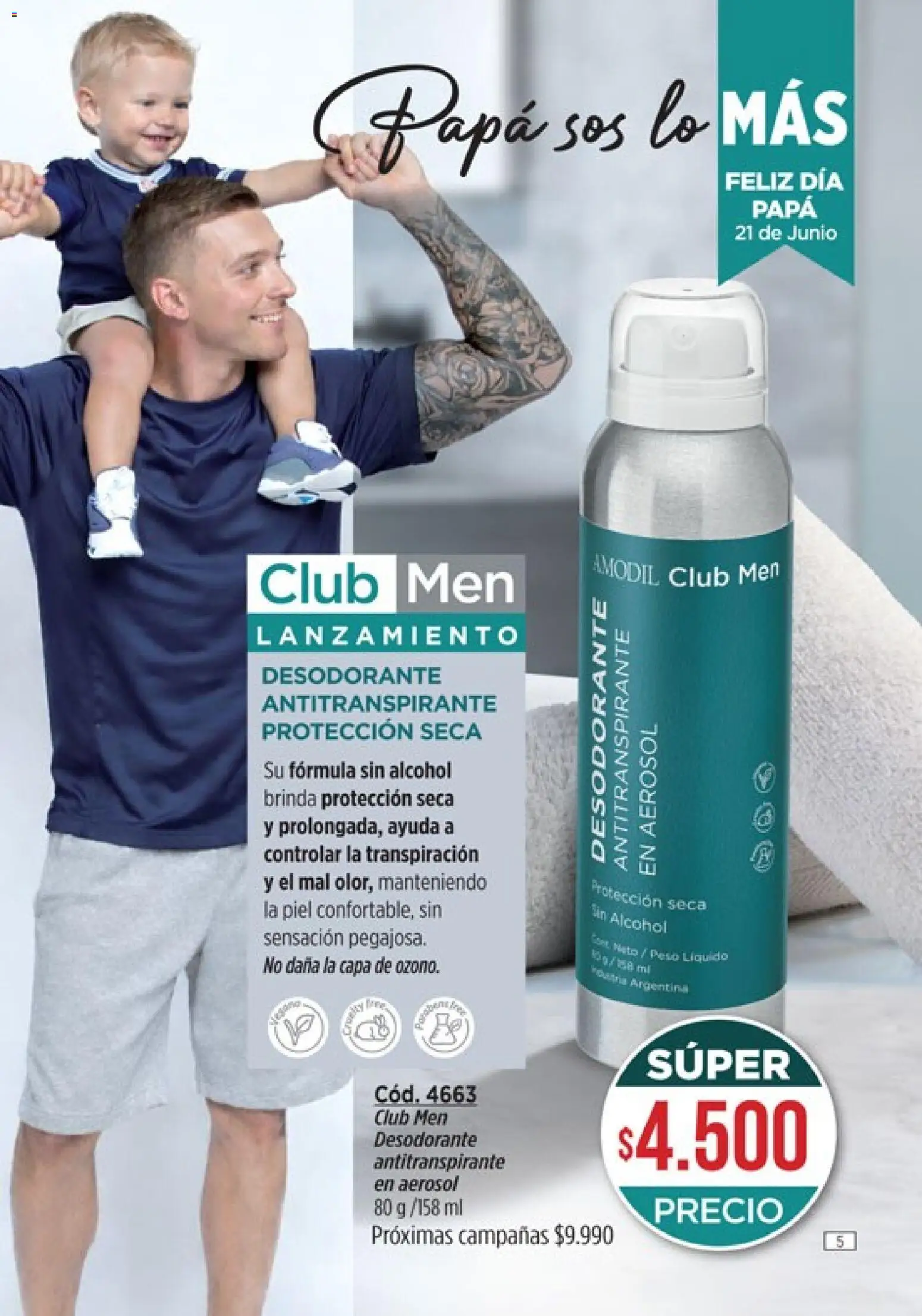 Amodil - Campaña 8 │ válido desde el 08.04.2026 | Página: 5 | Productos: Peso, Papa, Desodorante, Antitranspirante