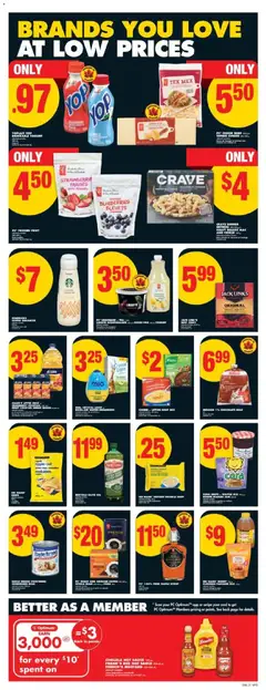 Preview of STARBUCKS COFFEE ENHANCER, Selected varieties from shop No Frills valid from 23.10.2025 | Page: 6