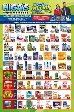 Higa's Supermercado - Ofertas da semana - Pré-Visualização do folheto da loja Higa's Supermercado, válido de 22.04.2026 | Página: 1