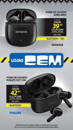 Lojas Cem - Ofertas atuais - Pré-Visualização do folheto da loja Lojas Cem, válido de 01.11.2025 | Página: 54 | Produtos: Carne, Fone de ouvido
