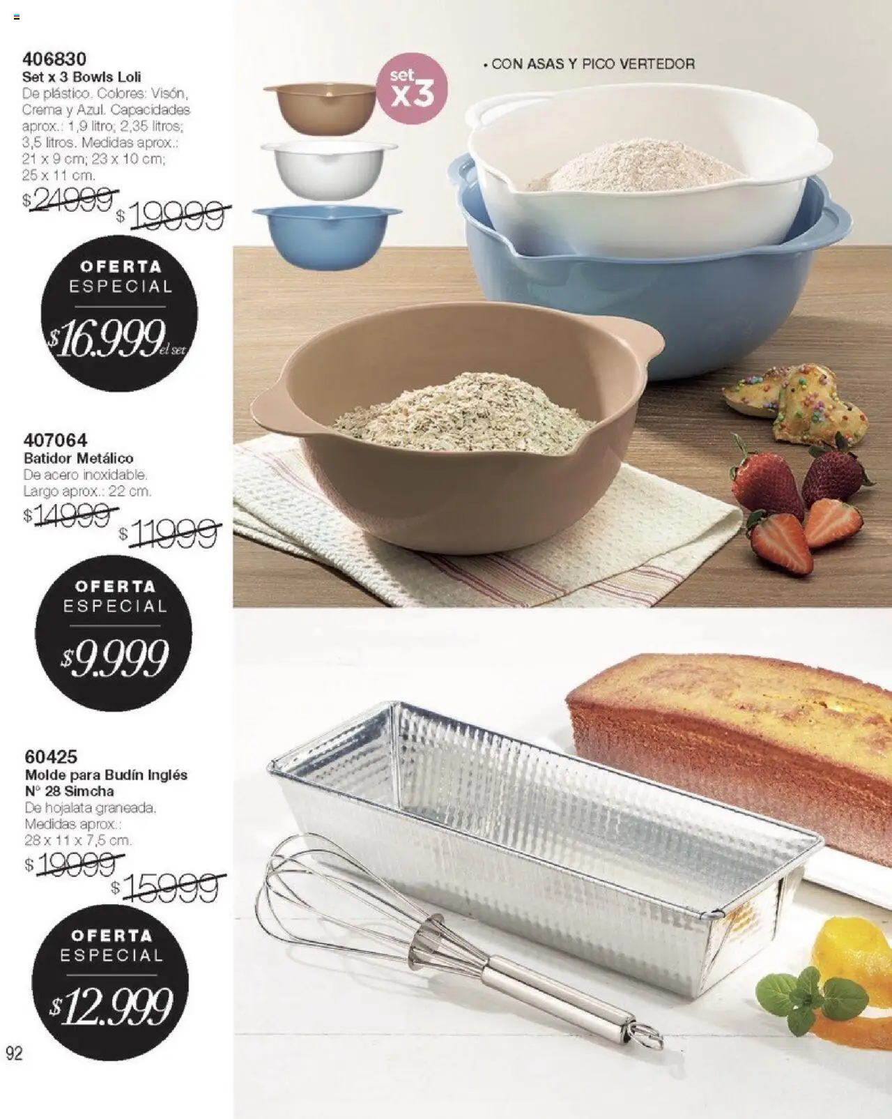 Violetta catálogo │ válido desde el 07.08.2025 | Página: 92 | Productos: Molde, Budín, Batidor, Crema