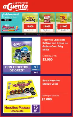 Super Bodega aCuenta ofertas  válido desde el 27.03.2026 | Página: 4 | Productos: Huevo, Bolsa, Leche, Chocolate