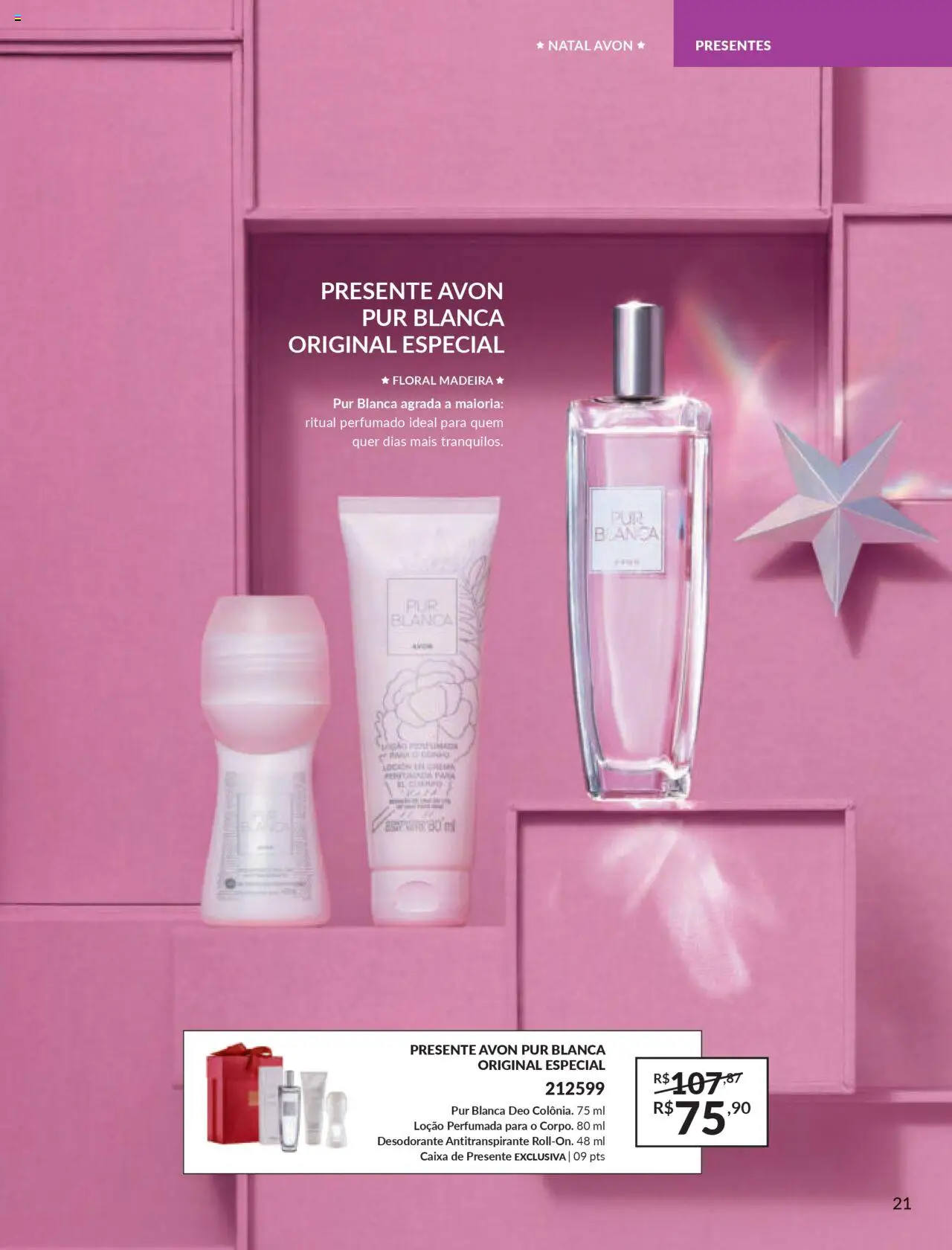 Avon Folheto - válido de 07.10.2025 | Página: 21 | Produtos: Desodorante, Caixa
