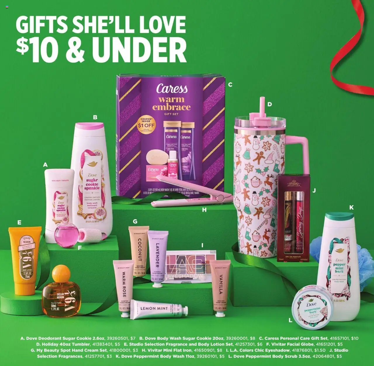 Dollar General Gift Guide - valid from 19.10.2025 | Page: 5 | Products: Eyeshadow, Cream, Sugar, Pepper