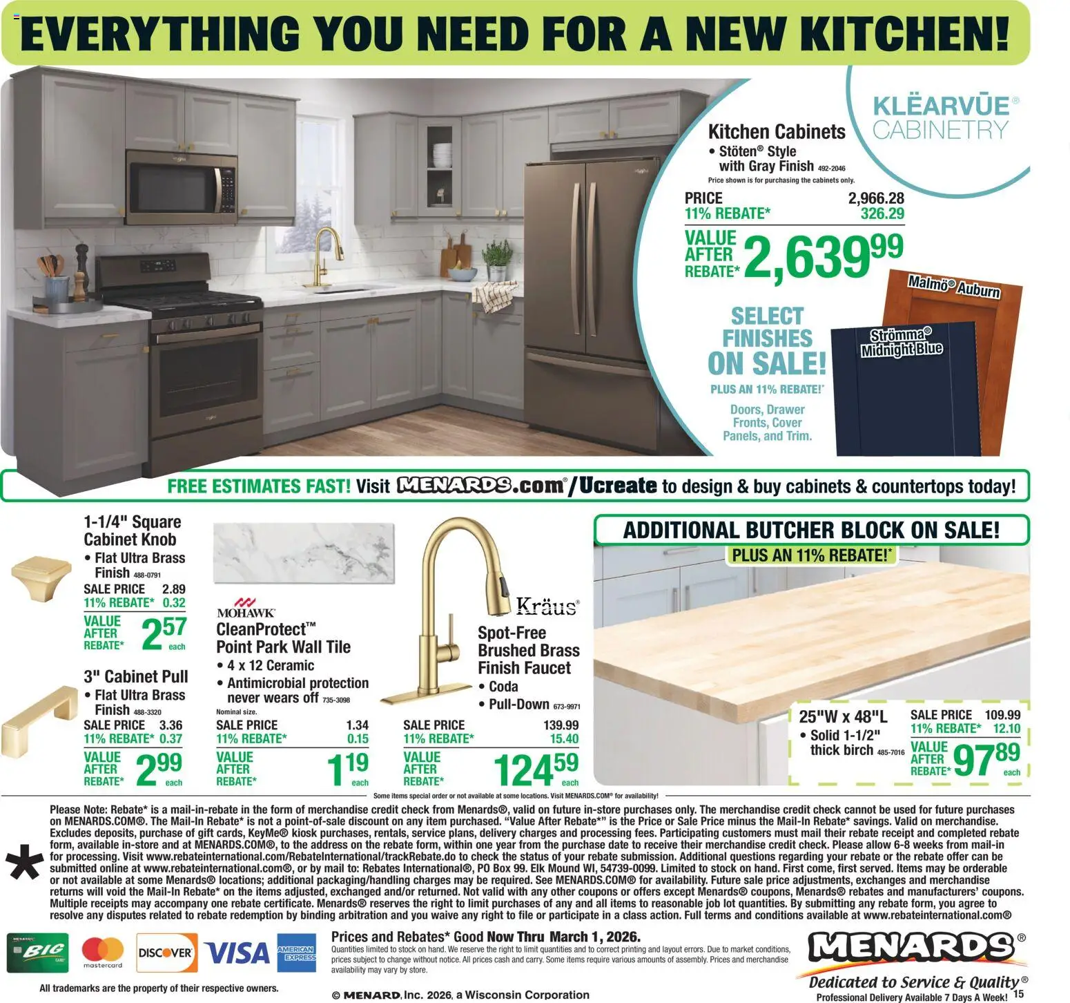 Menards - Weekly Ad - valid from 15.02.2026 | Page: 21 | Products: Box, Date