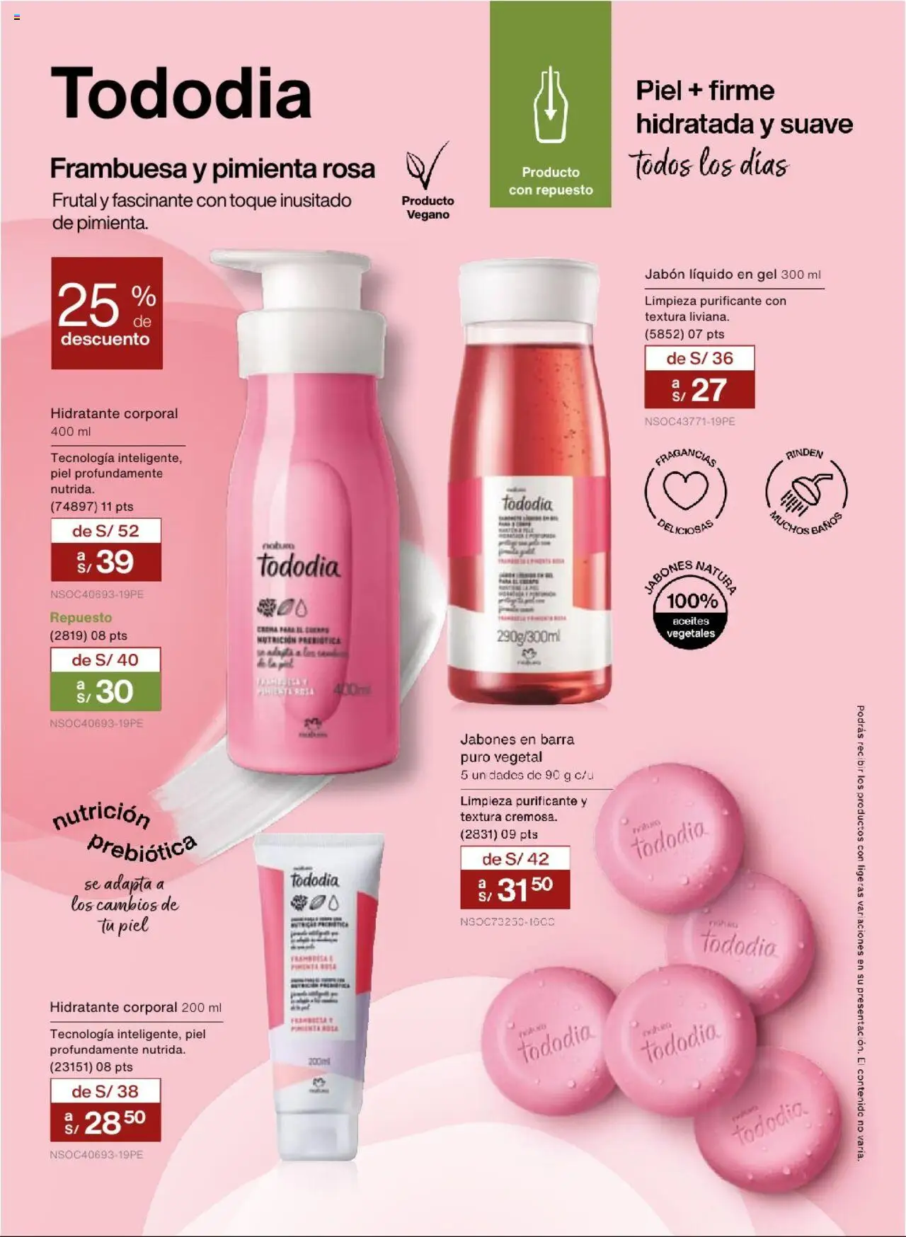 Catálogo Natura válido desde 13.08.2025 | Página: 111 | Productos: Jabón, Crema