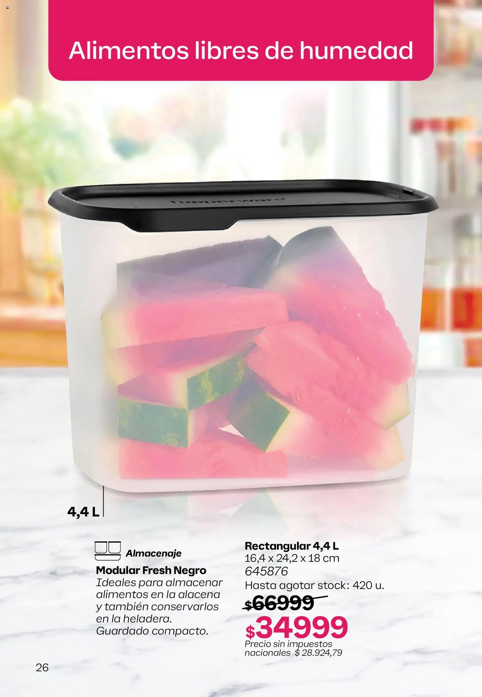 Tupperware Black Friday │ válido desde el 27.11.2025 | Página: 27 | Productos: Modular, Alacena