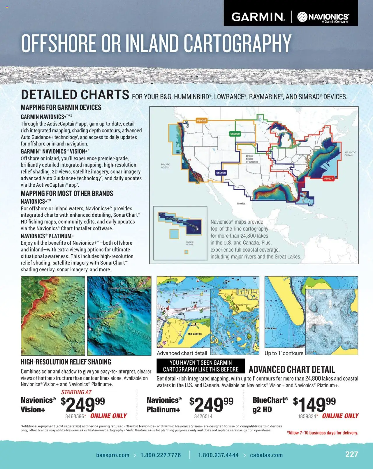 Cabela's Saltwater Specialist 25 - valid from 01.01.2025 | Page: 227 | Products: Navigation, Safe, Satellite