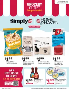 Preview of Grocery Outlet weekly ads valid from 29.10.2025