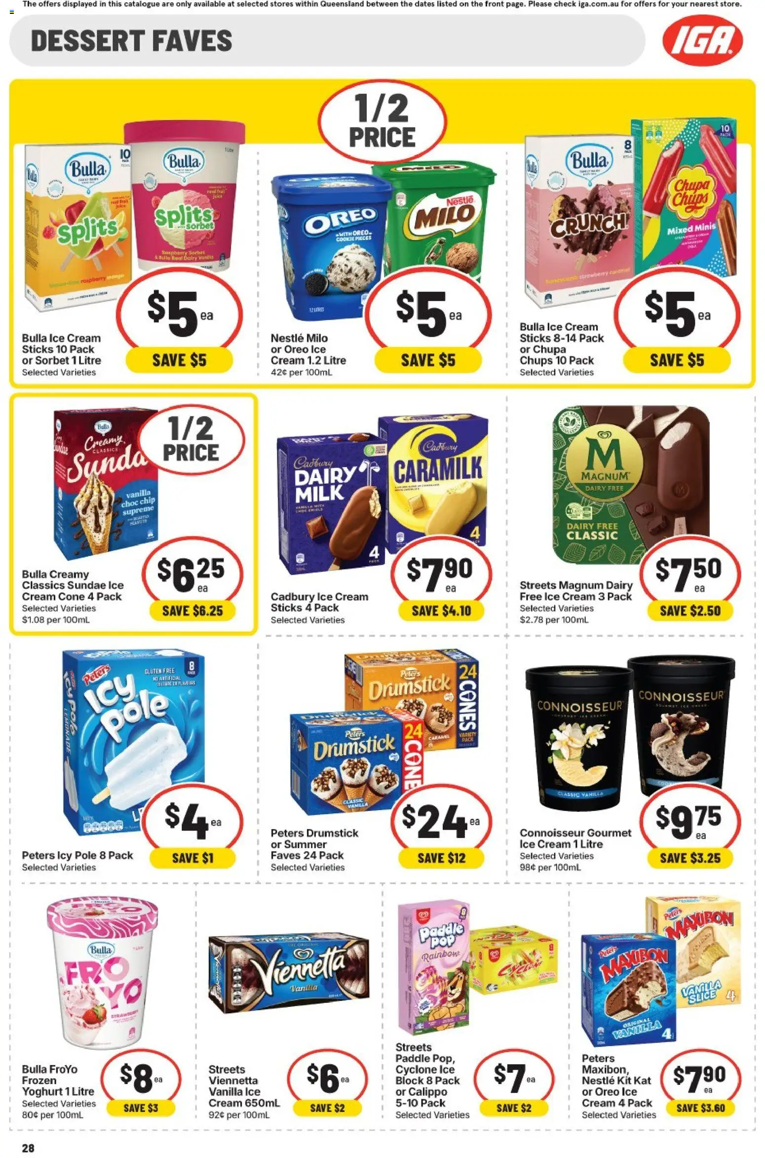 IGA catalogue - valid from 22.04.2026 | Page: 24 | Products: Crackers, Cheese, Bread, Meat