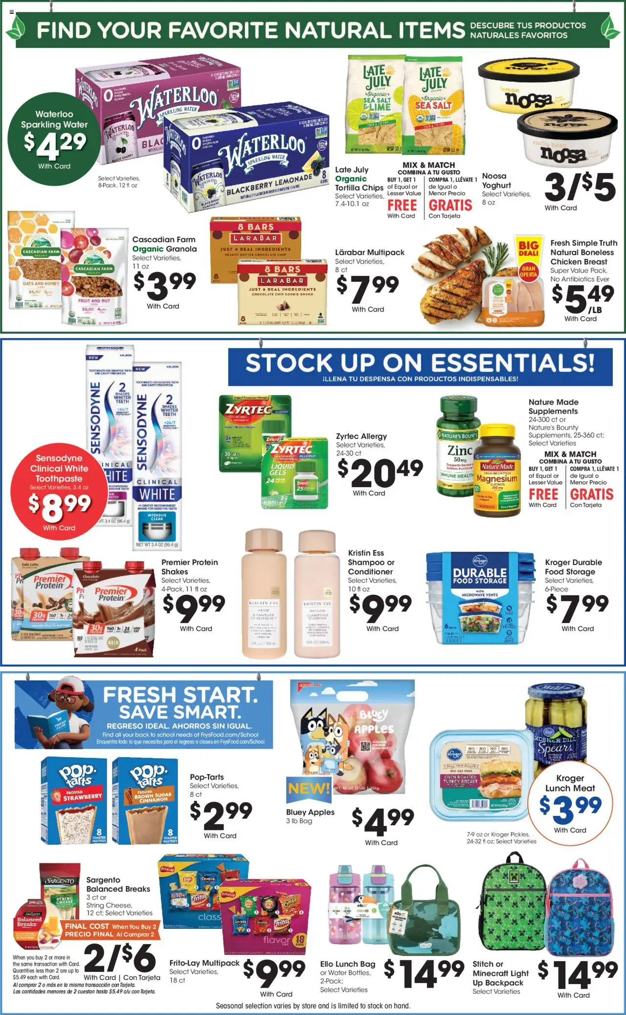 Fry's Food Weekly Ad - AZ - valid from 13.08.2025 | Page: 6 | Products: Magnesium, Chocolate, Water, Oven