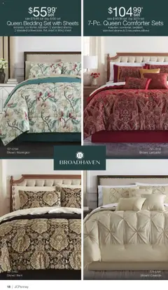 JCPenney Labor Day Home Sale - valid from 18.08.2025 | Page: 17 | Products: Comforter, Sheet, Fitted Sheet