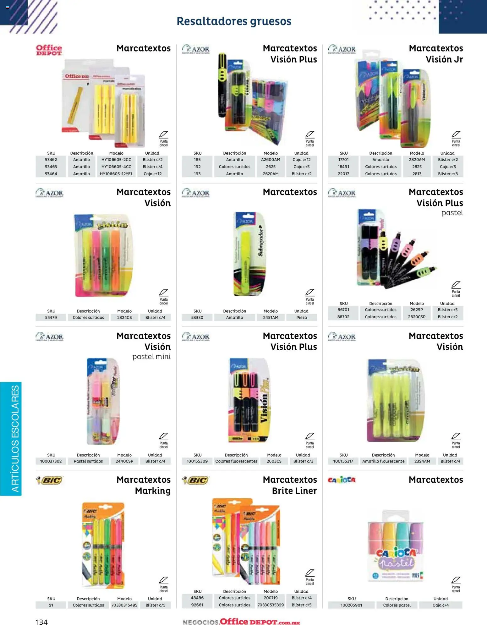 Nuevas ofertas de Office Depot válidas en toda la República Mexicana desde el 12.01.2026. ¡Encuentra las mejores ofertas en Office Depot catálogo 2026! | Página: 136 | Productos: Pastel, Caja