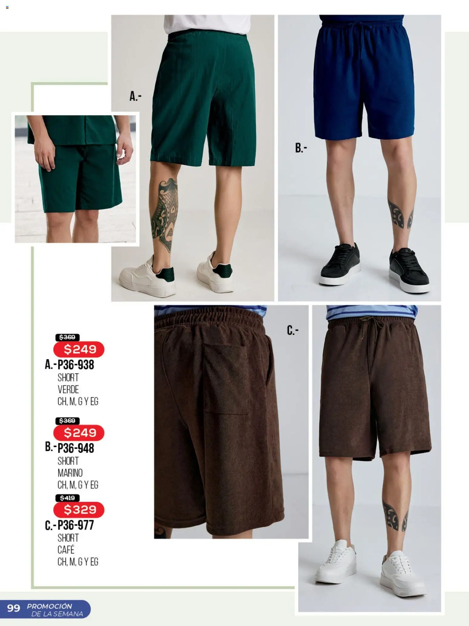 Nuevas ofertas de Cklass válidas en toda la República Mexicana desde el 16.02.2026. ¡Encuentra las mejores ofertas en Cklass catálogo Promo Semanal! | Página: 100 | Productos: Café, Short