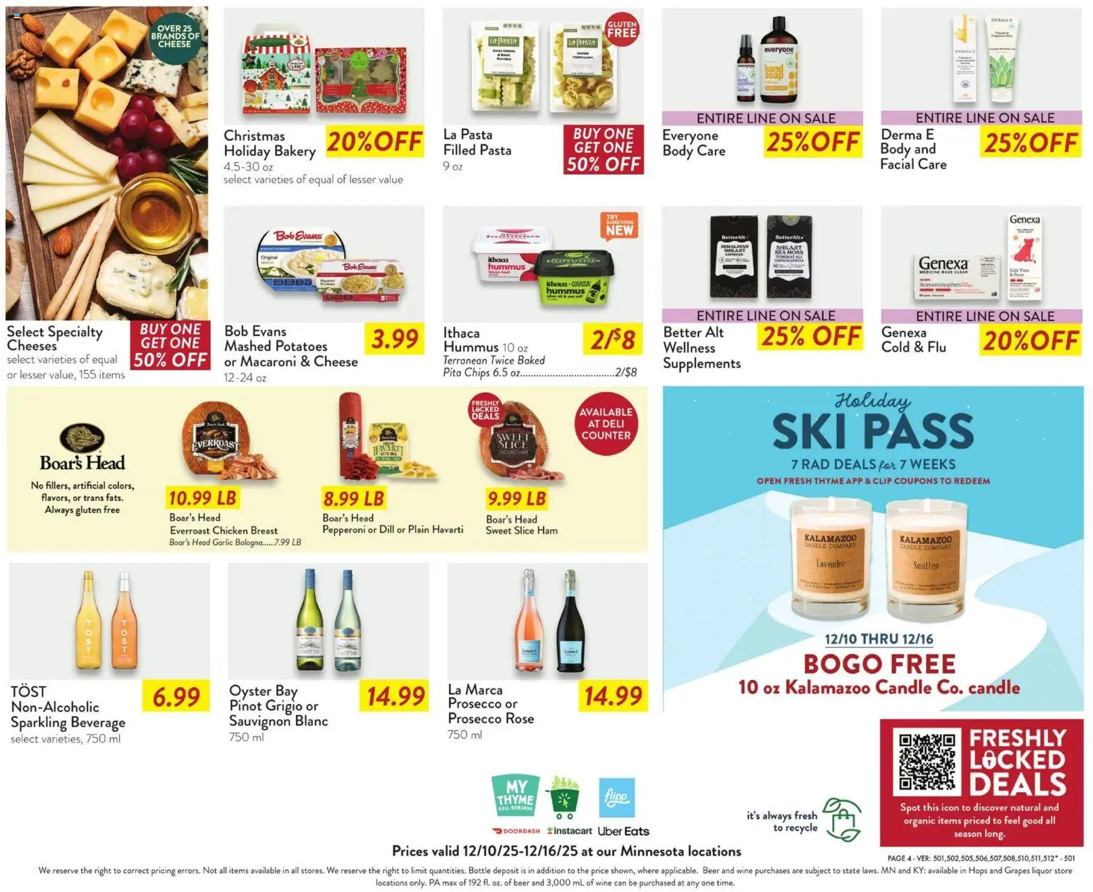 Fresh Thyme Weekly Ad - MN - valid from 10.12.2025 | Page: 8 | Products: Clip, Ham, Beer, Grapes