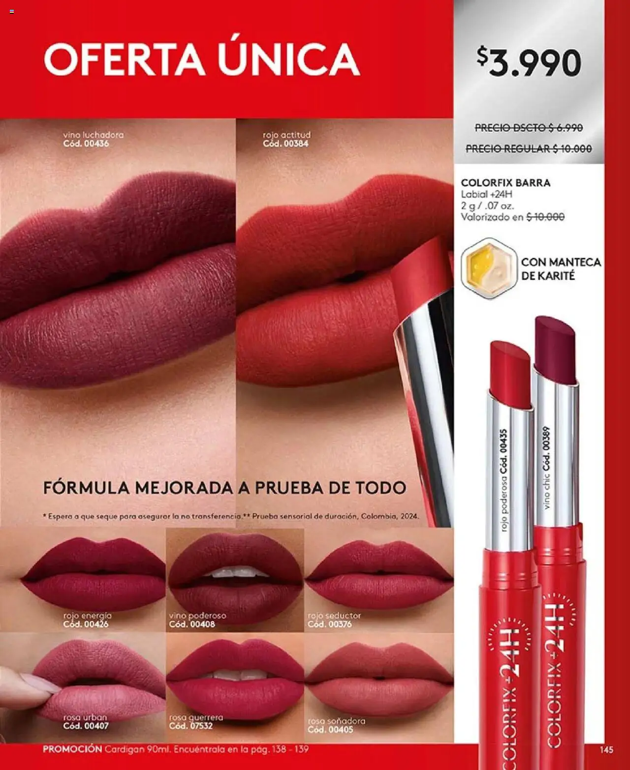 Catálogo Ésika Campaña 13 │ válido desde el 29.07.2025 | Página: 145 | Productos: Cardigan, Manteca, Vino