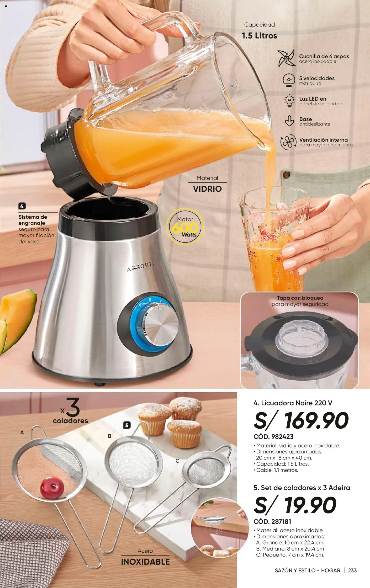 Catálogo Azzorti válido desde 15.12.2025 | Página: 236 | Productos: Licuadora