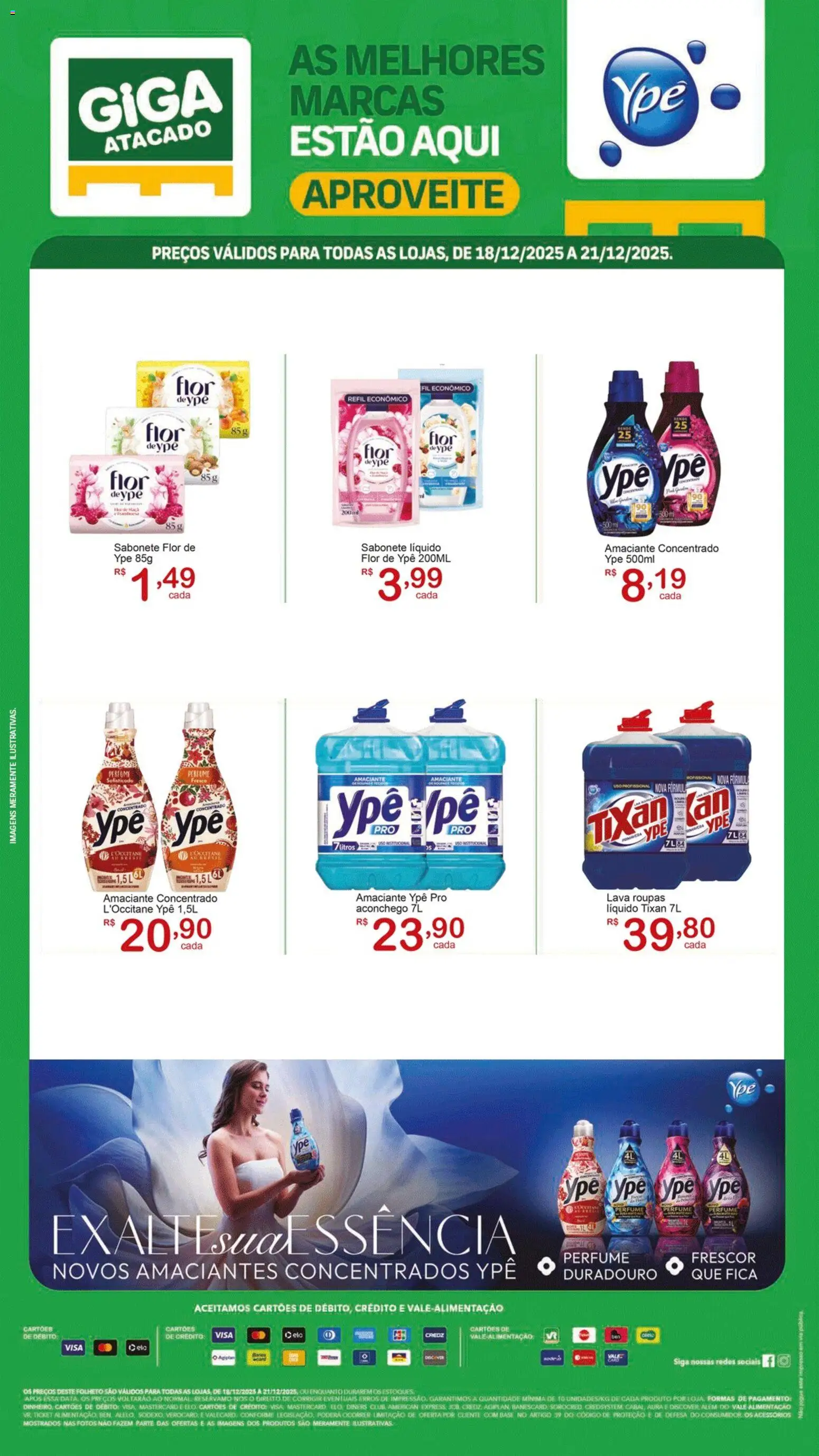 GIGA Atacado Folheto - válido de 18.12.2025 | Página: 1 | Produtos: Perfume, Roupas, Sabonete, Sabonete líquido