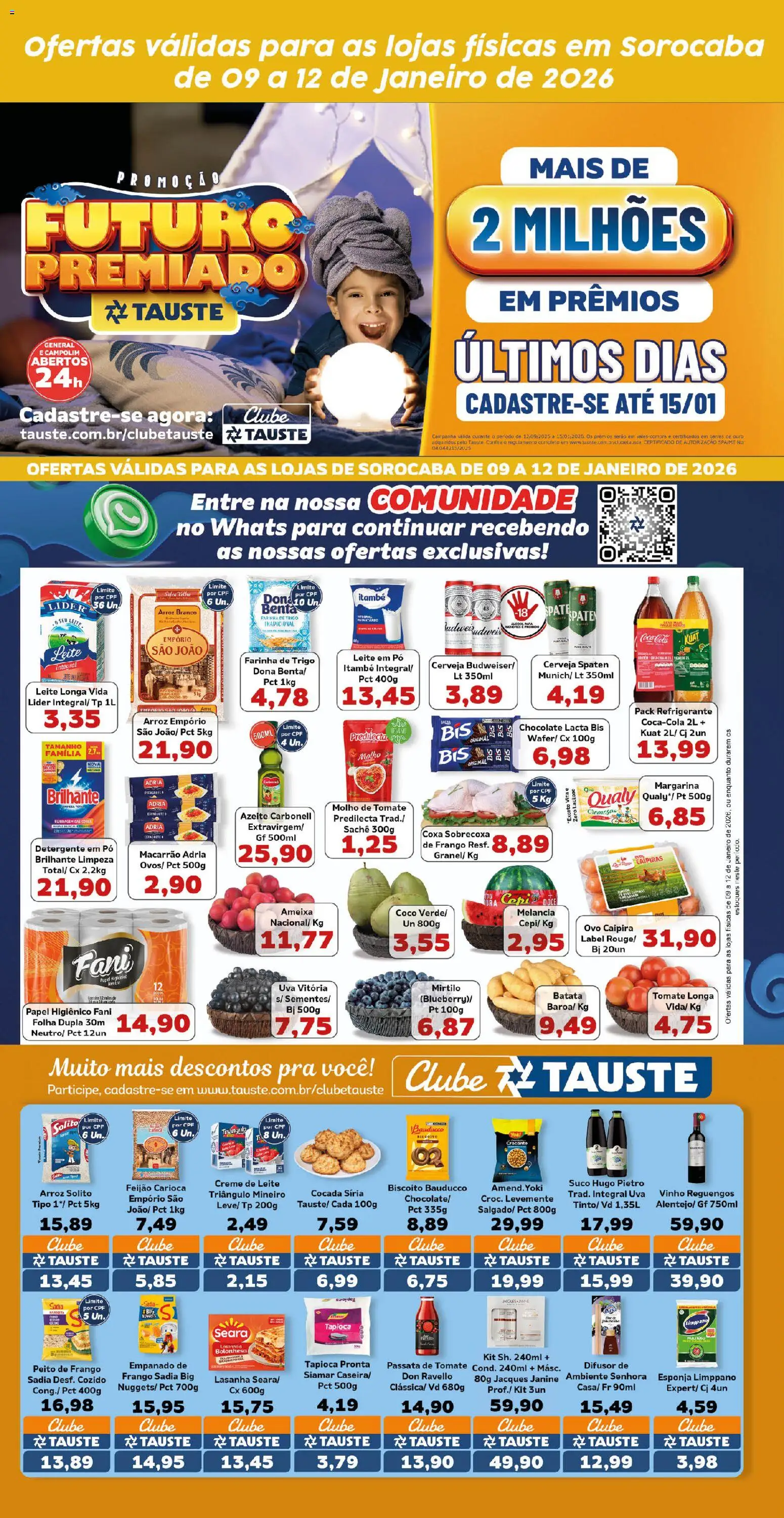 Tauste Folheto - válido de 09.01.2026 | Página: 2 | Produtos: Difusor, Farinha de trigo, Refrigerante, Papel higiênico