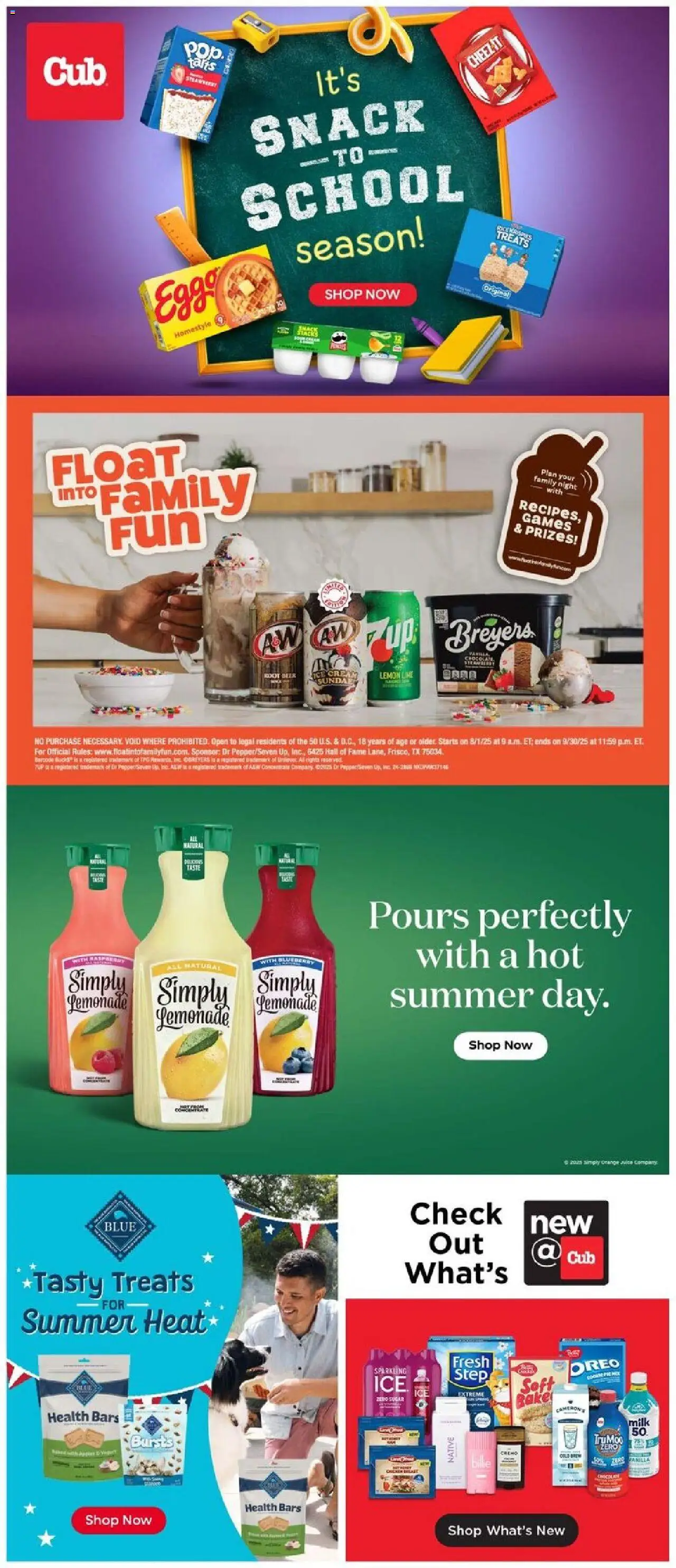 Cub Foods Weekly Savings - MN - valid from 27.07.2025 | Page: 7 | Products: Milk, Juice, Lemon, Lime