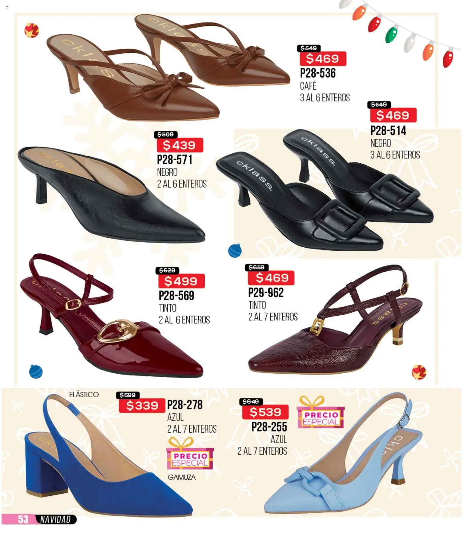 Nuevas ofertas de Cklass válidas en toda la República Mexicana desde el 30.11.2025. ¡Encuentra las mejores ofertas en Cklass catálogo Rebajas Navideñas Ropa! | Página: 311 | Productos: Café, Gamuza