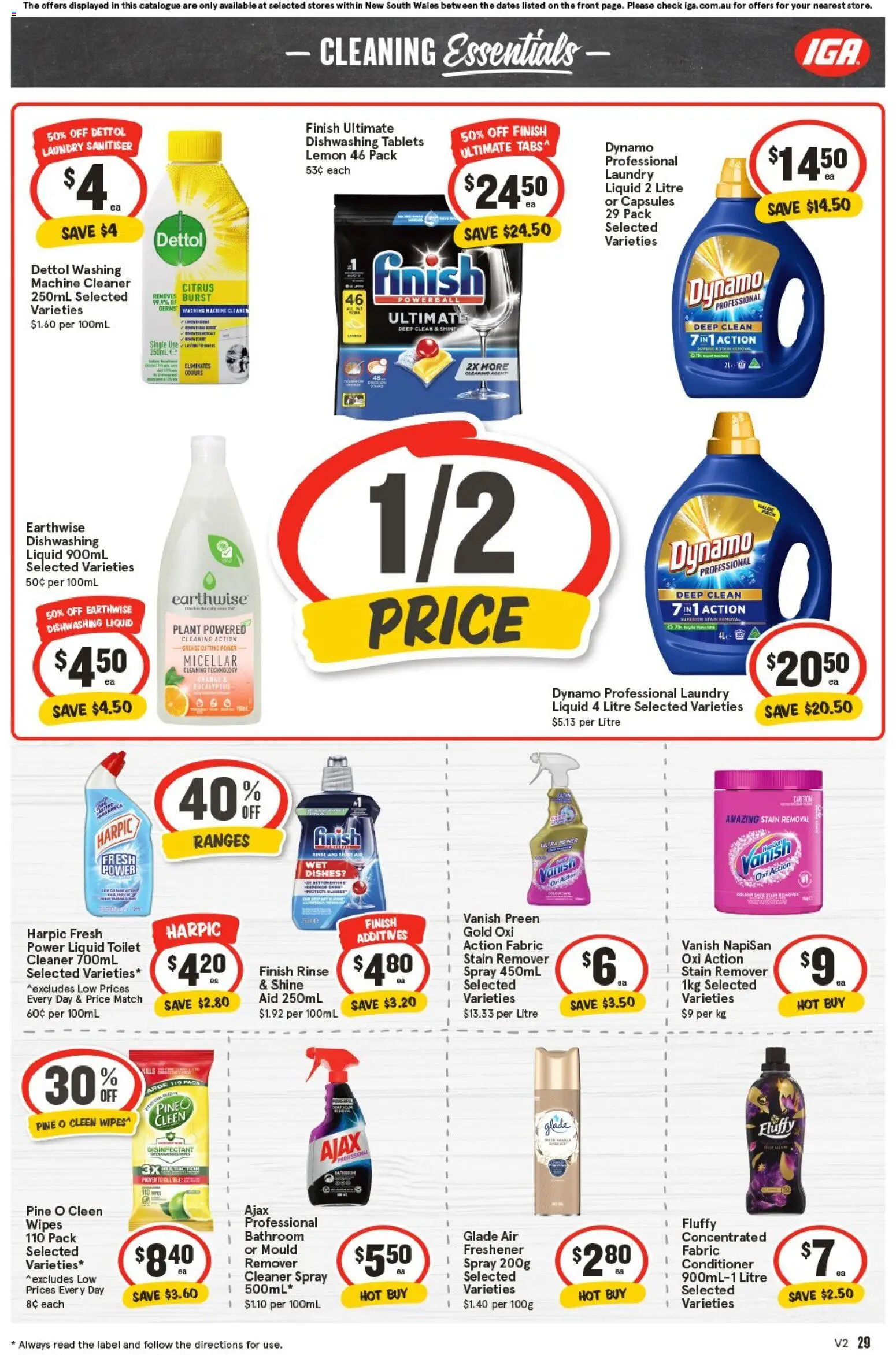 IGA catalogue - valid from 05.11.2025 | Page: 29 | Products: Plant, Lemon, Laundry, Washing machine