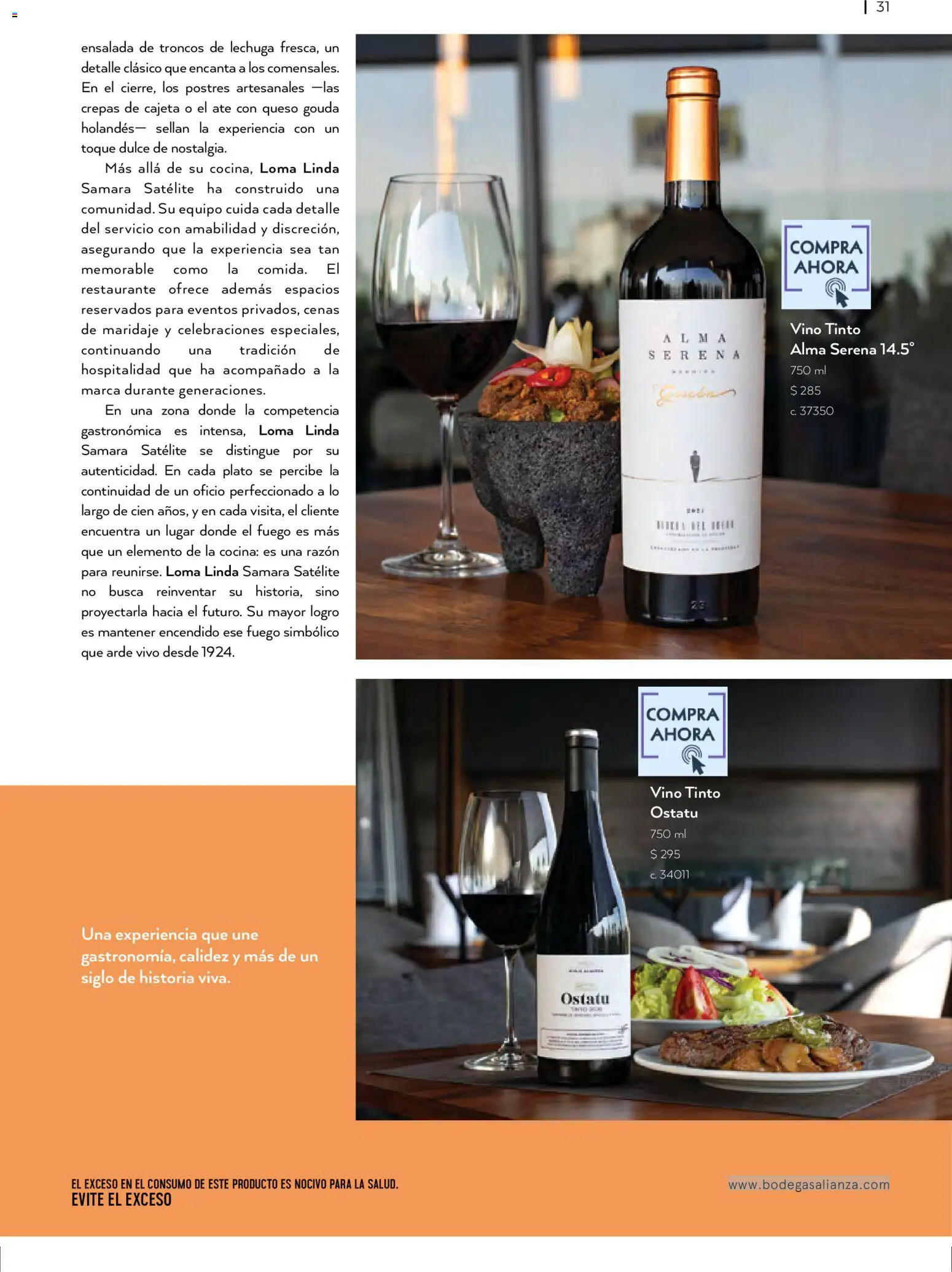 Nuevas ofertas de Bodegas Alianza válidas en toda la República Mexicana desde el 01.01.2026. ¡Encuentra las mejores ofertas en Bodegas Alianza catálogo! | Página: 33 | Productos: Lechuga, Cocina, Vino, Satélite