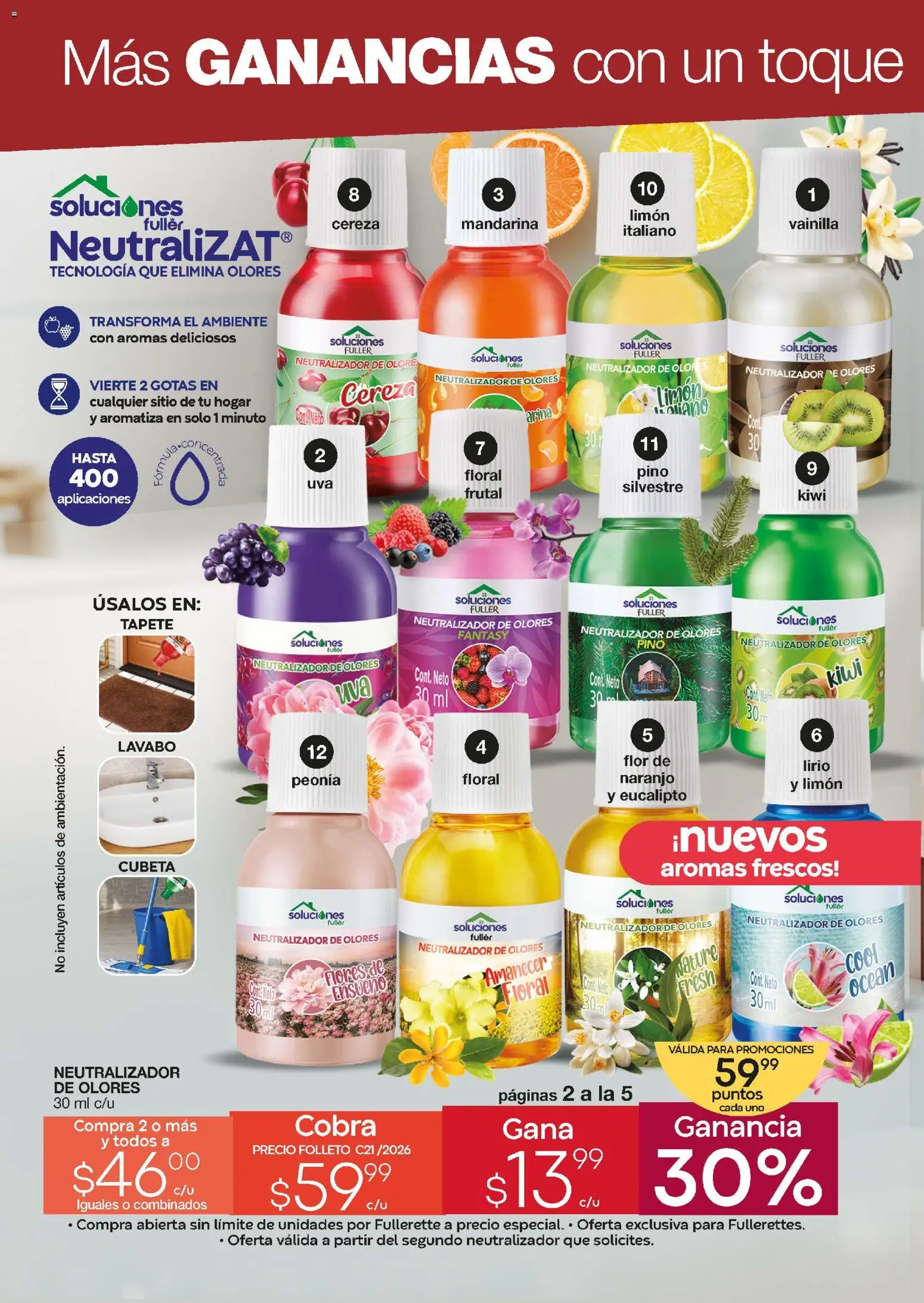 Nuevas ofertas de Fuller válidas en toda la República Mexicana desde el 21.01.2026. ¡Encuentra las mejores ofertas en Fuller Revista Gana Más C21! | Página: 2