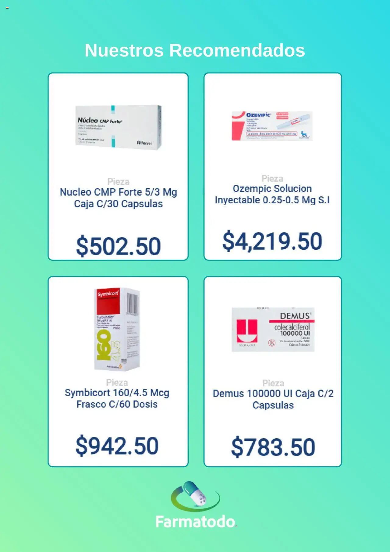 Nuevas ofertas de Farmacias Unión válidas en toda la República Mexicana desde el 01.08.2025. ¡Encuentra las mejores ofertas en Farmacias Unión - Catálogo! | Página: 5 | Productos: Frasco, Caja