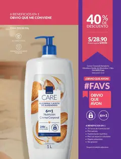 Vista previa de folleto Avon - Campaña 02 de la Avon válido desde 01.02.2026 | Página: 142 | Productos: Aceite, Crema, Almendras