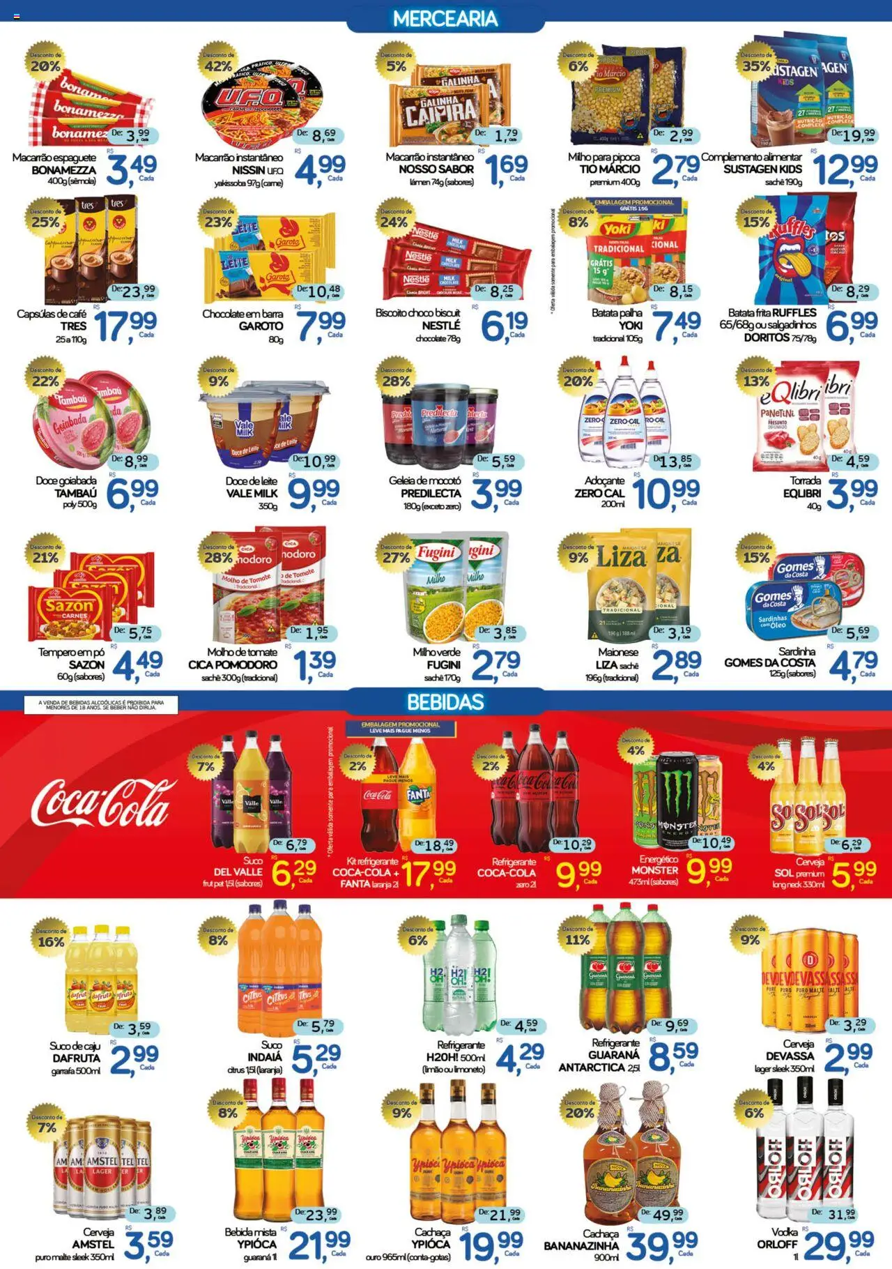 Cometa Supermercados Folheto - válido de 21.10.2025 | Página: 2 | Produtos: Guaraná, Fanta, Café, Bebida