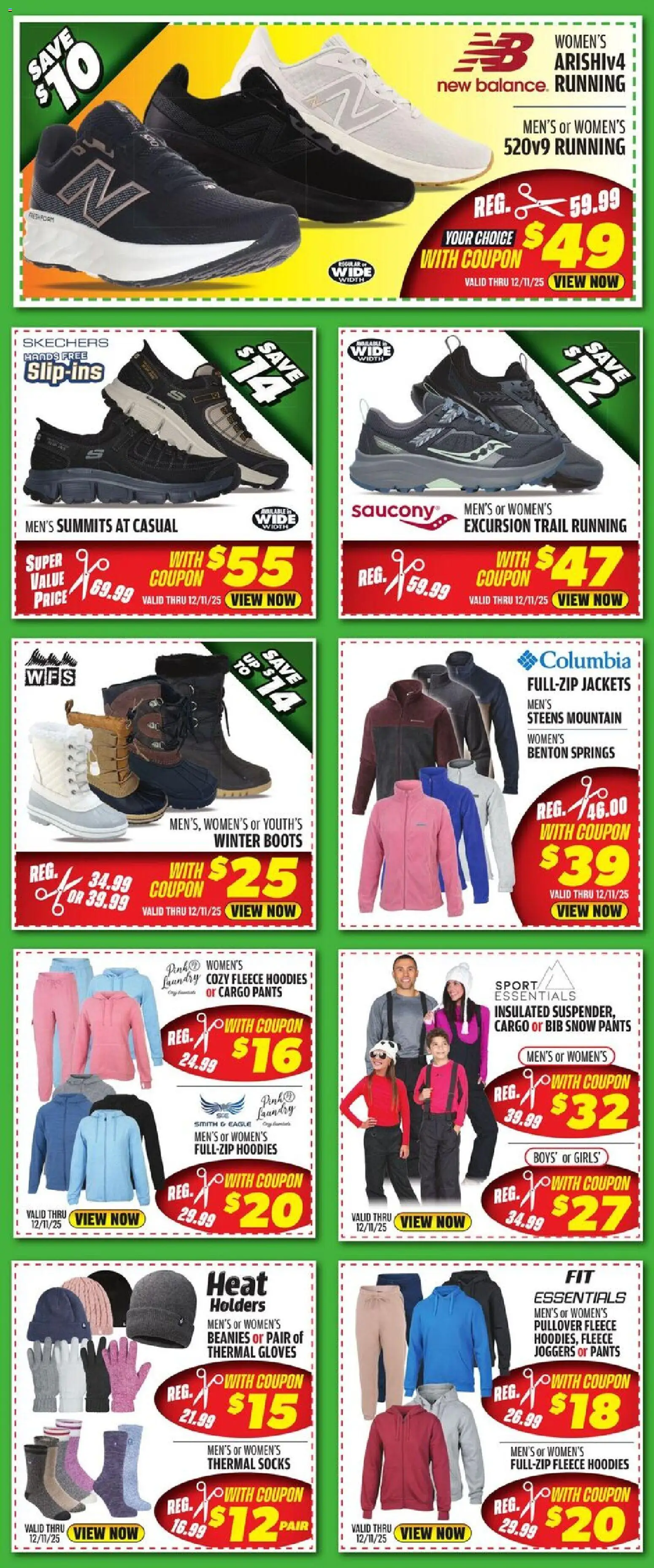 Big 5 Sporting Goods Weekly Ad - valid from 05.12.2025 | Page: 2 | Products: Pants, Socks, Boots, Gloves