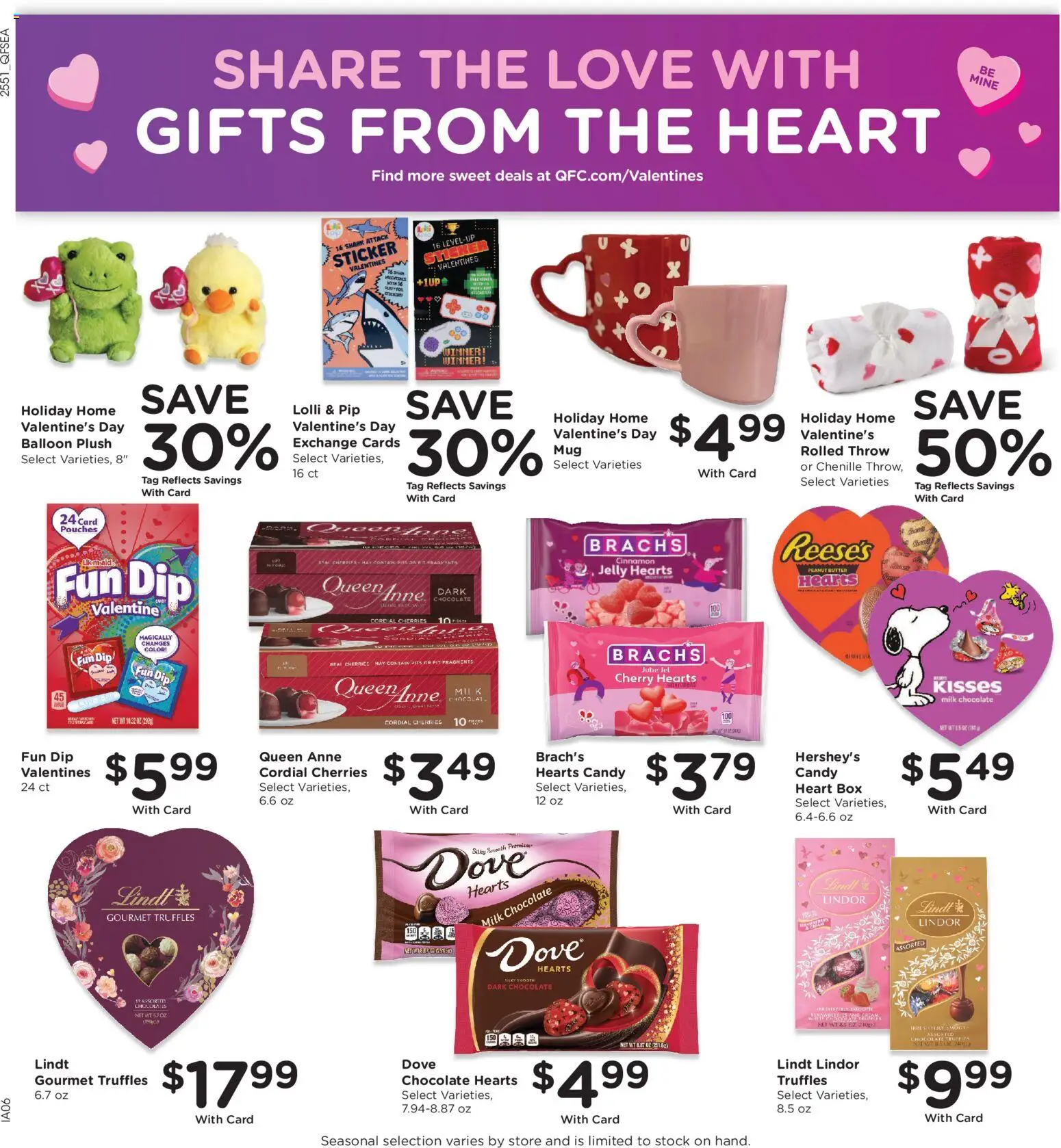 QFC Weekly Ad - OR - valid from 21.01.2026 | Page: 12 | Products: Cherries, Box, Milk, Butter