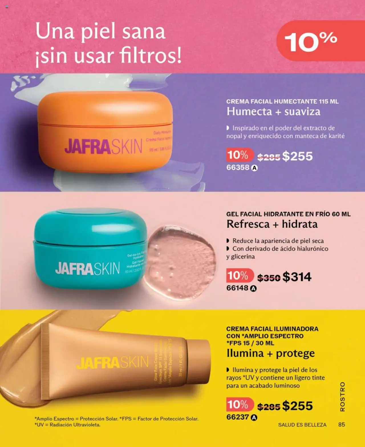 Nuevas ofertas de JAFRA válidas en toda la República Mexicana desde el 01.06.2025. ¡Encuentra las mejores ofertas en JAFRA catálogo! | Página: 85 | Productos: Crema