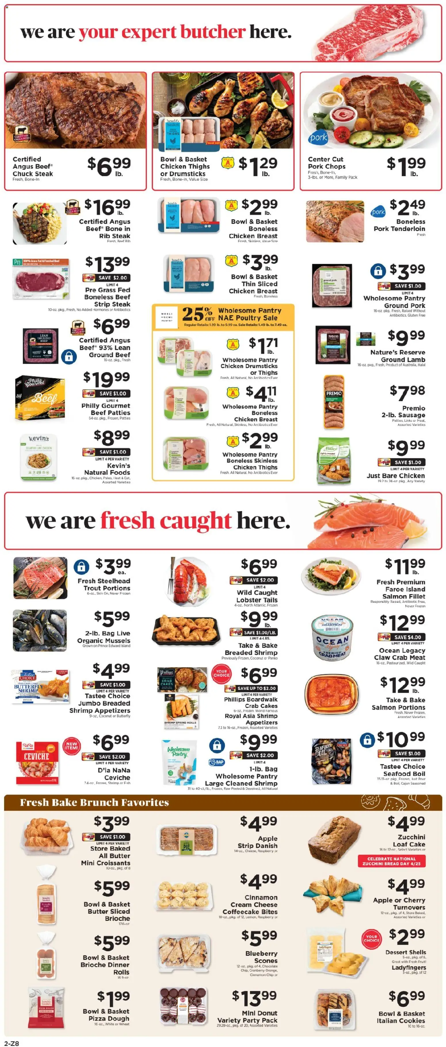 ShopRite Weekly Ad - valid from 17.04.2026 | Page: 3 | Products: Cheese, Seafood, Sausage, Poultry