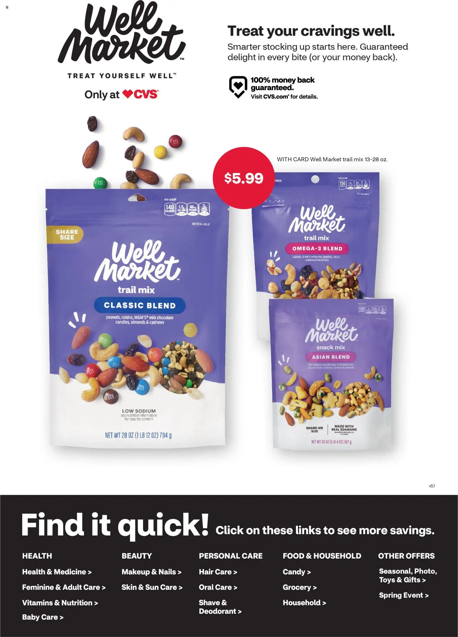 CVS Pharmacy Weekly Ad - WA - valid from 26.04.2026 | Page: 7 | Products: Milk, Chocolate, Deodorant, Rice