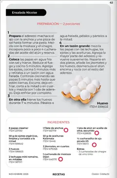 Vista previa de 1 filete de anchoa, 1 anchovy fillet, nuevo folleto de la tienda, válido en México a partir del 01.11.2025 | Página: 62