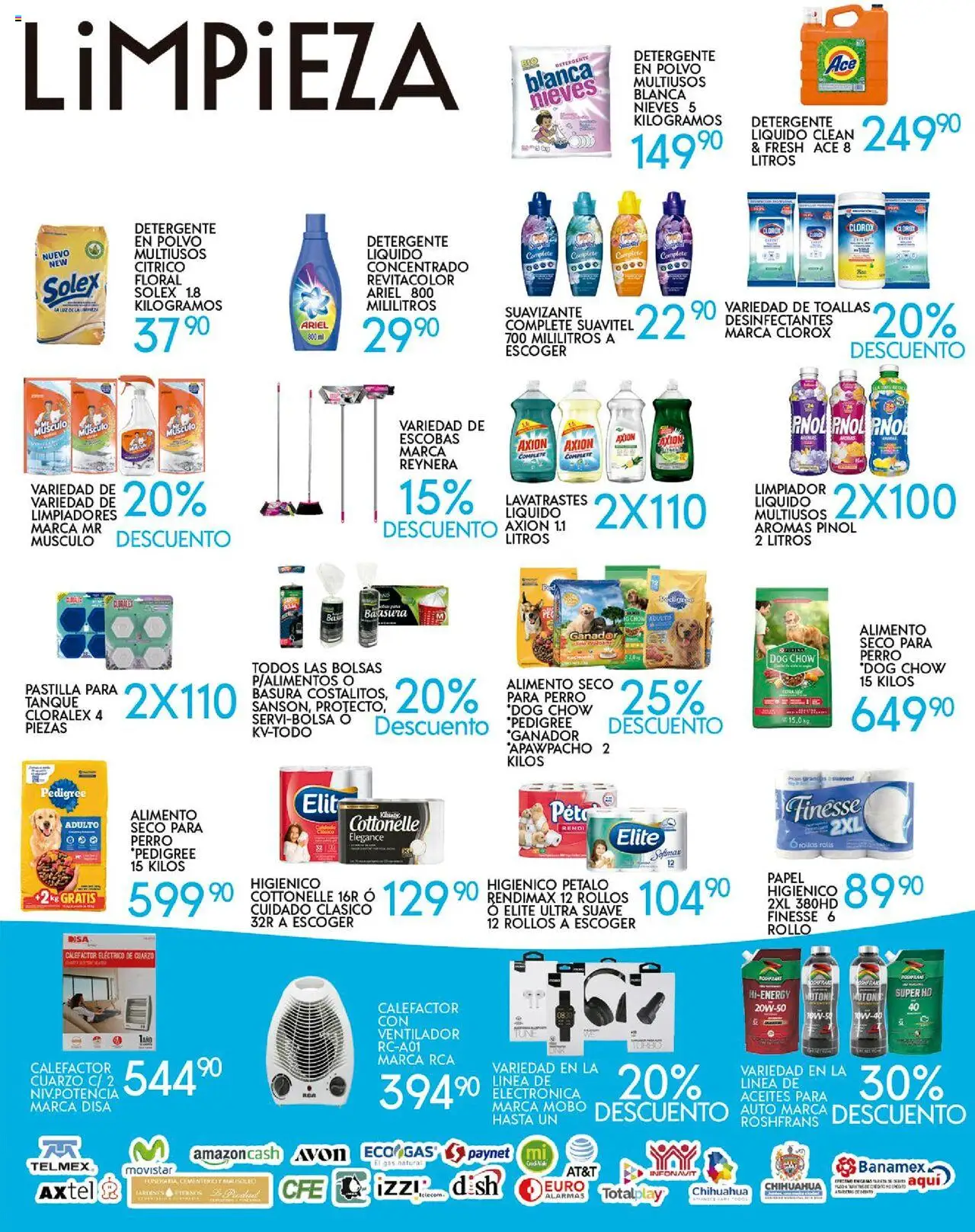 Nuevas ofertas de Alsuper válidas en toda la República Mexicana desde el 07.10.2025. ¡Encuentra las mejores ofertas en Alsuper - Folleto! | Página: 5 | Productos: Ventilador, Suavizante, Papel higiénico, Toallas
