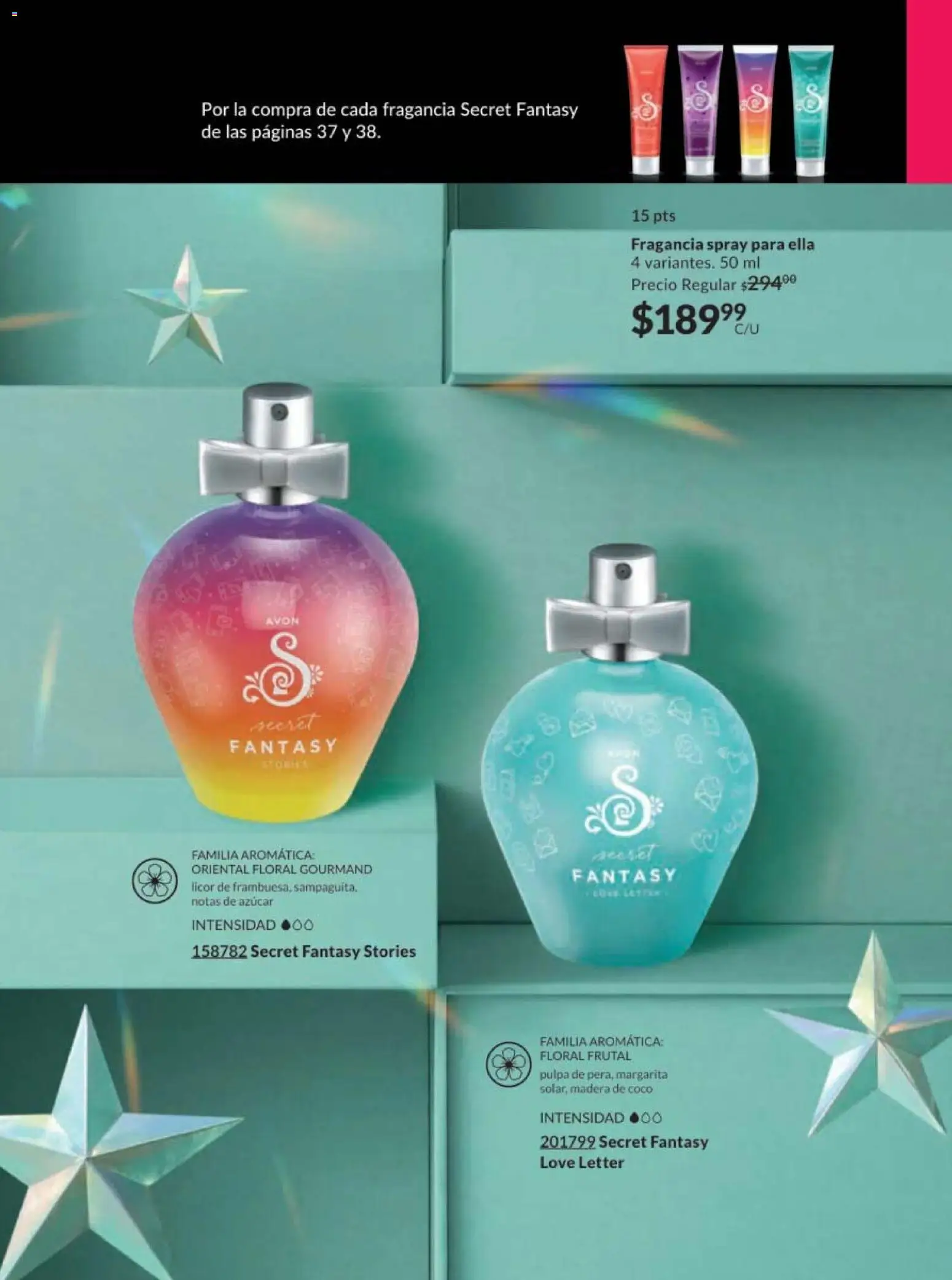 Nuevas ofertas de AVON válidas en toda la República Mexicana desde el 28.11.2025. ¡Encuentra las mejores ofertas en AVON campaña 18 2025! | Página: 37 | Productos: Azúcar, Perfume, Fragancia