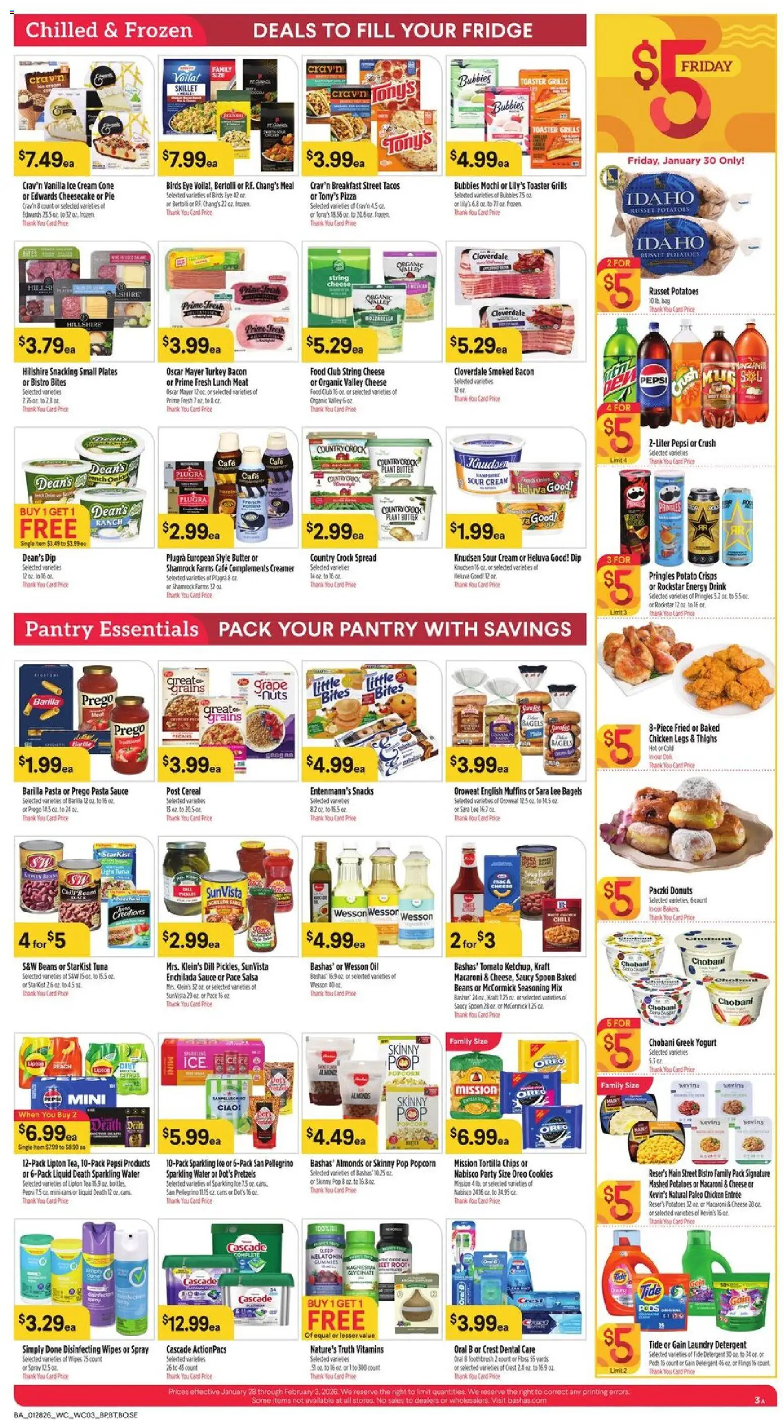 Basha's Weekly Ad - valid from 28.01.2026 | Page: 3 | Products: Magnesium, Toothbrush, Nuts, Water