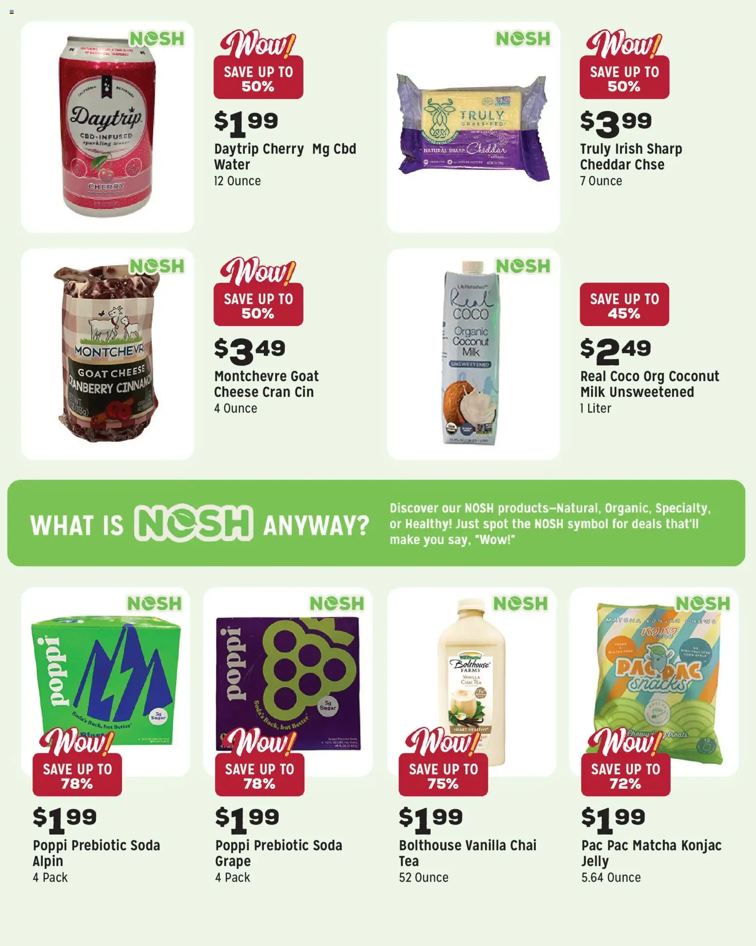 Grocery Outlet Weekly Ad - CA - valid from 18.02.2026 | Page: 8 | Products: Milk, Cheese, Tea, Water