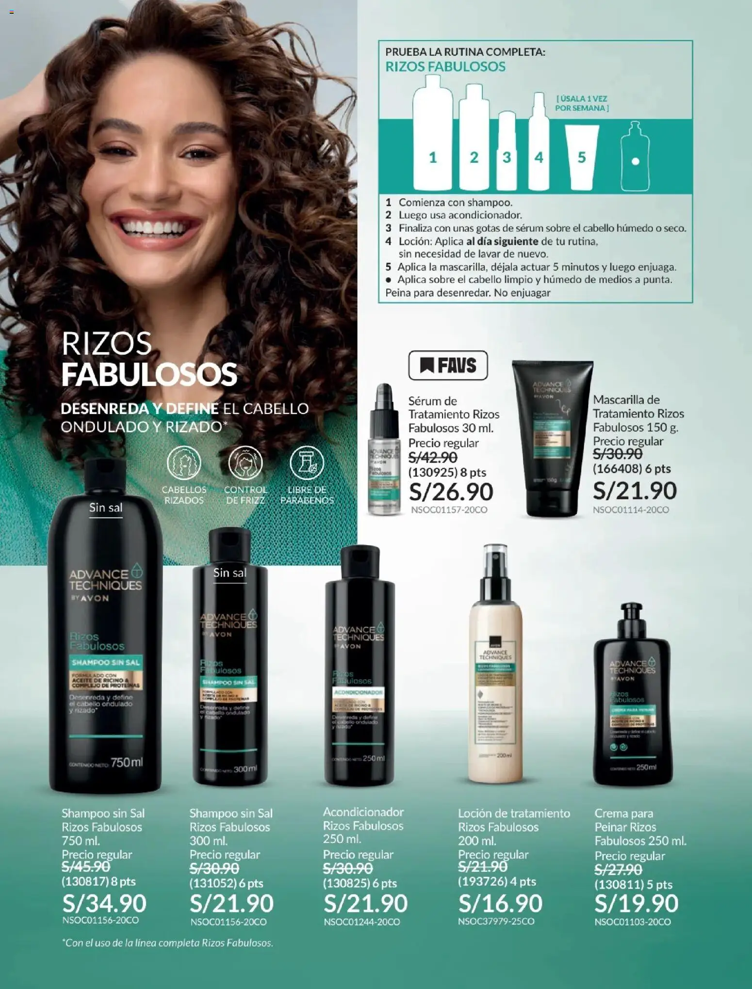 Catálogo Avon válido desde 21.04.2026 | Página: 178 | Productos: Shampoo, Acondicionador, Aceite, Crema